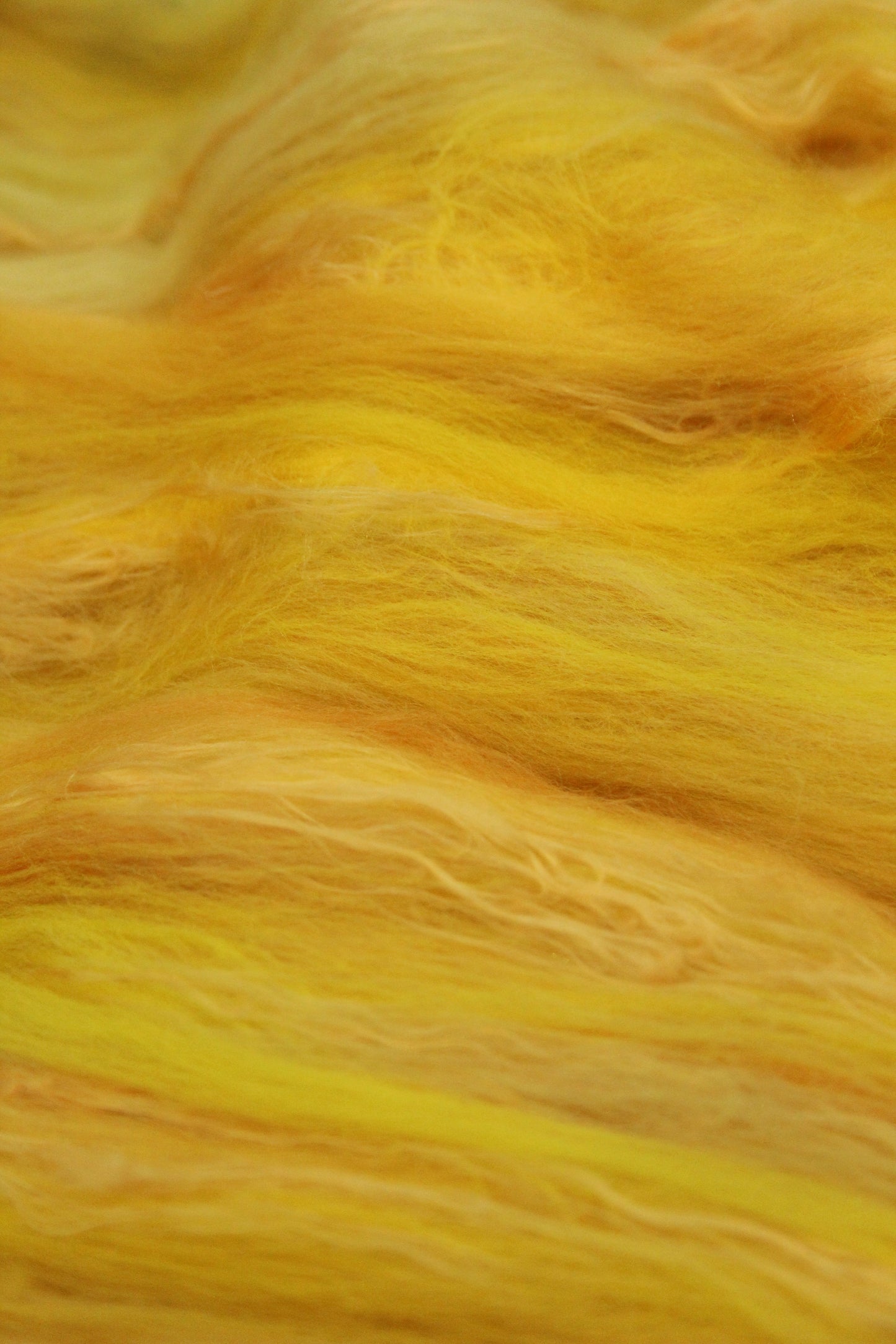 Merino Art Batt  -  Yellow - 59 grams 2 oz - Wool for felting, spinning and weaving