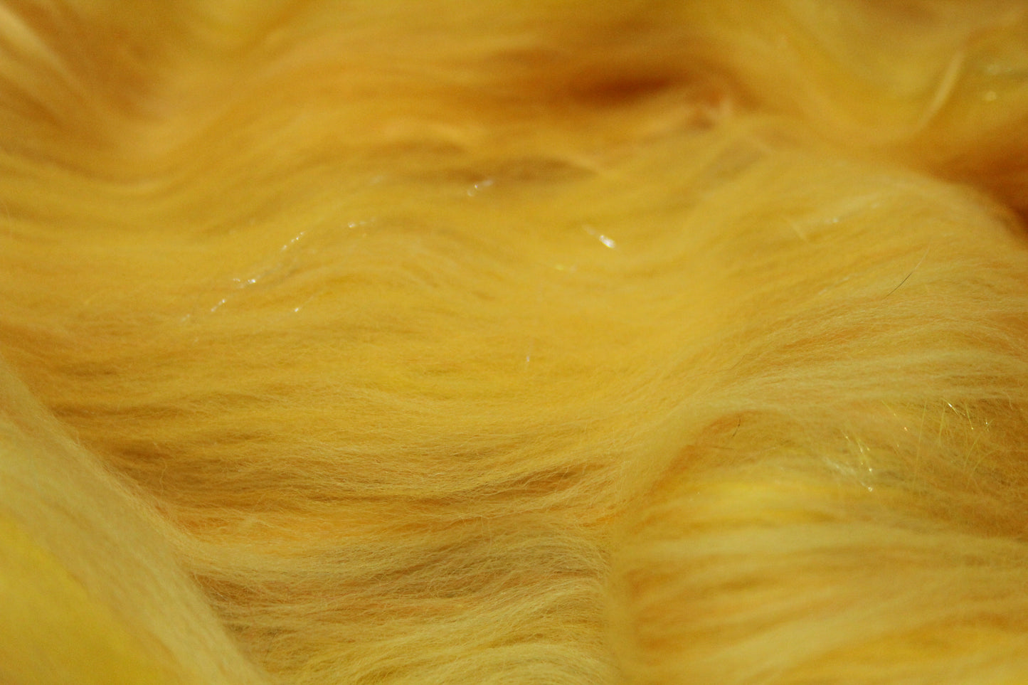 Merino Art Batt  -  Yellow - 59 grams 2 oz - Wool for felting, spinning and weaving