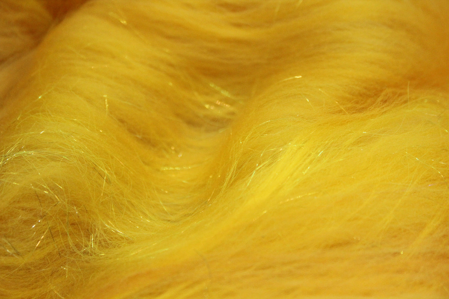 Merino Art Batt  -  Yellow - 59 grams 2 oz - Wool for felting, spinning and weaving