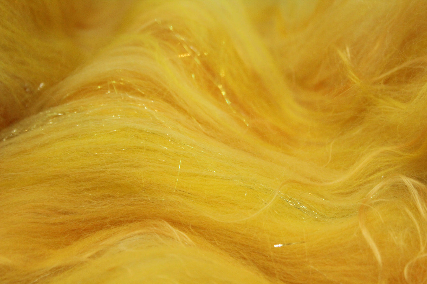 Merino Art Batt  -  Yellow - 59 grams 2 oz - Wool for felting, spinning and weaving