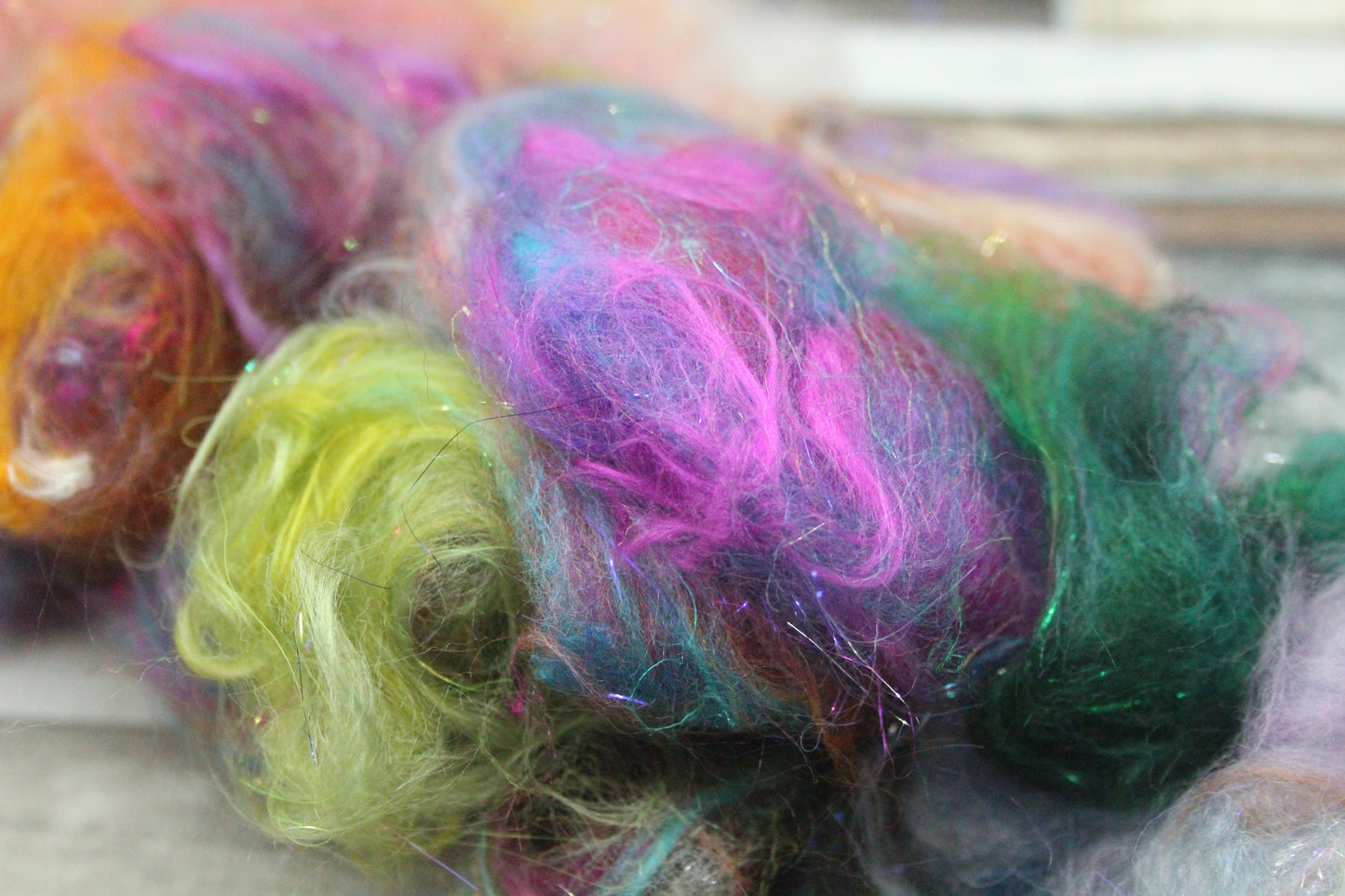 9 Grams of Carding Scraps
