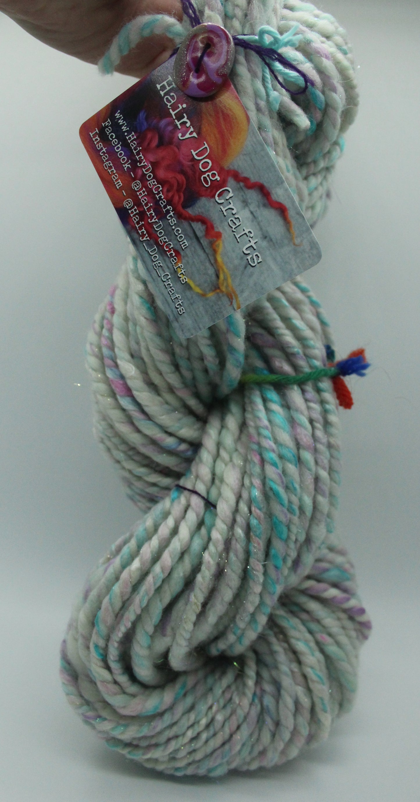 Handspun Yarn - Pastels - 47 mtrs/52yards 135g/4.7oz - Yarn for crocheting. knitting, weaving...