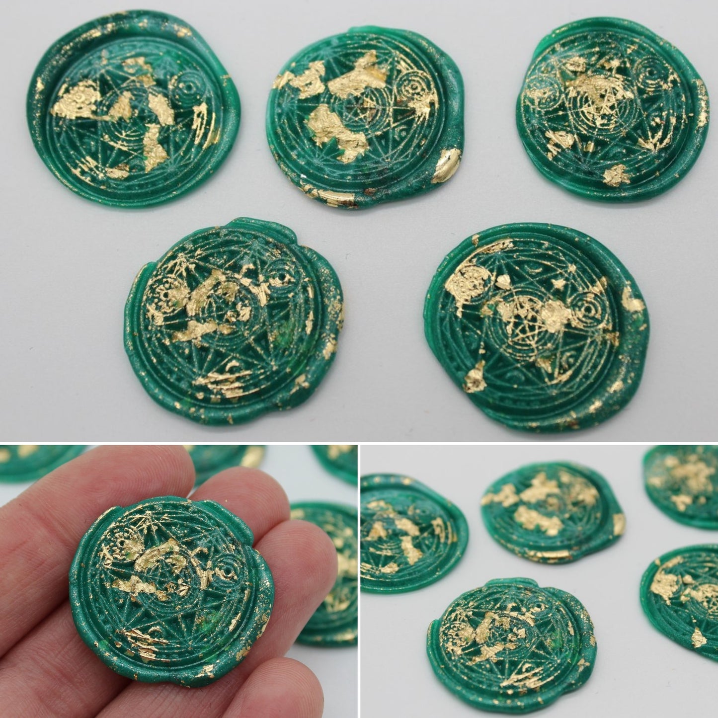 5 x Magic Circle Design - Self Adhesive Seals