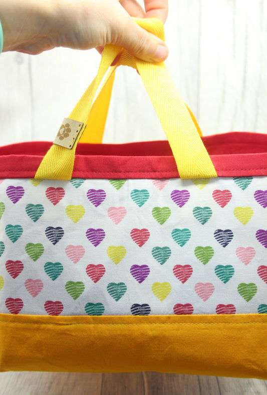 Hearts Project Bag