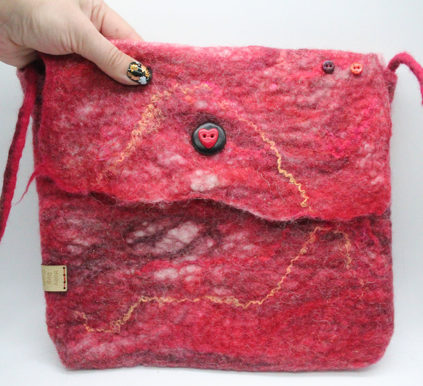 Glittery Red Shoulder Bag